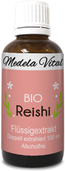 Bio Reishi Flüssigextrakt in der 50 ml Flasche