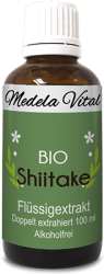 Bio Shiitake Flüssigextrakt in der 50 ml Flasche