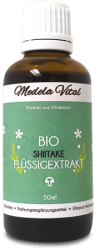 Bio Shiitake Flüssigextrakt in der 50 ml Flasche