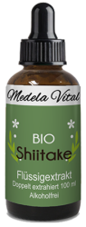 Bio Shiitake Flüssigextrakt in der 50 ml Flasche
