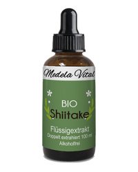 Bio Shiitake Flüssigextrakt in der 50 ml Flasche