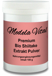 Bio Shiitake Extrakt 100 g Dose