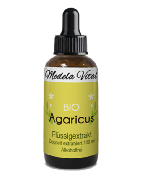 Bio Agaricus Flüssigextrakt in der 50 ml Flasche