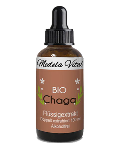 Bio Chaga Flüssigextrakt in der 50 ml Flasche