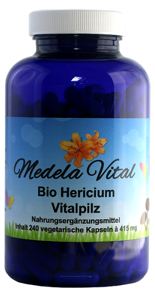 Bio Hericium Kapseln, 240 Stück Bio Hericium Kapseln, 240 Stück