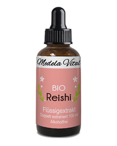 Bio Reishi Flüssigextrakt in der 50 ml Flasche