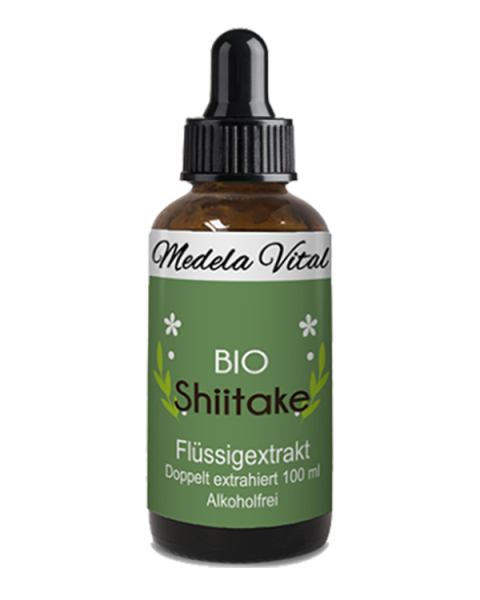 Bio Shiitake Flüssigextrakt in der 50 ml Flasche